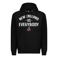 Black new england everybody Premium Hoodie - artisFamous