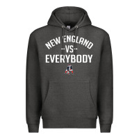 Charcoal Heather new england everybody Premium Hoodie - artisFamous