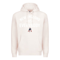 Pale Pink new england everybody Premium Hoodie - artisFamous