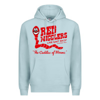 Blue Mist red wigglers Premium Hoodie - artisFamous