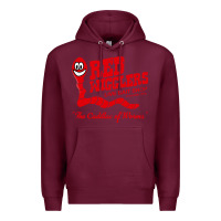 Burgundy red wigglers Premium Hoodie - artisFamous