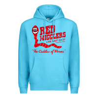 Ocean Blue red wigglers Premium Hoodie - artisFamous