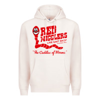 Pale Pink red wigglers Premium Hoodie - artisFamous