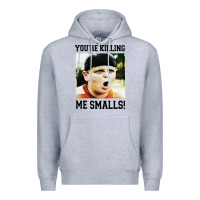 Heather Grey sandlot me smalls Premium Hoodie - artisFamous