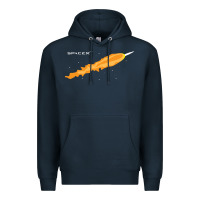 Navy SpaceX Rocket Premium Hoodie - artisFamous