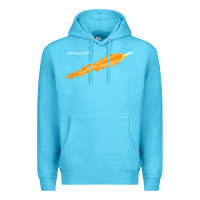 Ocean Blue SpaceX Rocket Premium Hoodie - artisFamous
