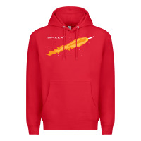 Red SpaceX Rocket Premium Hoodie - artisFamous