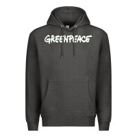 Charcoal Heather Greenpeace Premium Hoodie - artisFamous