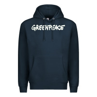 Navy Greenpeace Premium Hoodie - artisFamous
