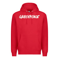 Red Greenpeace Premium Hoodie - artisFamous