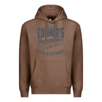 Chestnut Sarah Connor's Club - Gym & Fitness Premium Hoodie - artisFamous