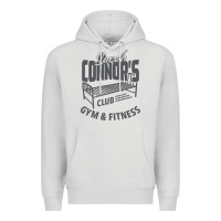 Dove Grey Sarah Connor's Club - Gym & Fitness Premium Hoodie - artisFamous