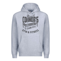 Heather Grey Sarah Connor's Club - Gym & Fitness Premium Hoodie - artisFamous