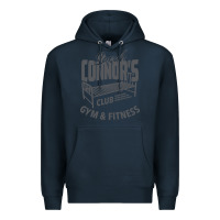 Navy Sarah Connor's Club - Gym & Fitness Premium Hoodie - artisFamous
