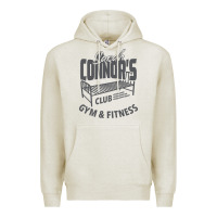 Oatmeal Heather Sarah Connor's Club - Gym & Fitness Premium Hoodie - artisFamous