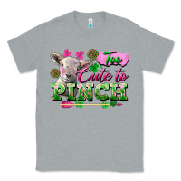 Heather Grey too cute to pinch Classic Tee - FaDigitalArtStudio