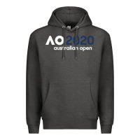 Charcoal Heather australian open Premium Hoodie - artisFamous