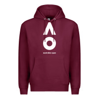 Burgundy australian open Premium Hoodie - artisFamous