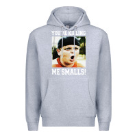 Heather Grey sandlot me smalls Premium Hoodie - artisFamous