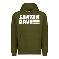 Army Green Santan Dave Premium Hoodie - artisFamous