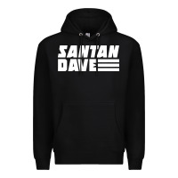 Black Santan Dave Premium Hoodie - artisFamous