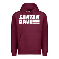 Burgundy Santan Dave Premium Hoodie - artisFamous