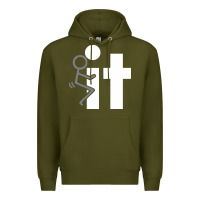 Army Green it funny adult tshirt funny Premium Hoodie - artisFamous