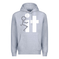 Heather Grey it funny adult tshirt funny Premium Hoodie - artisFamous