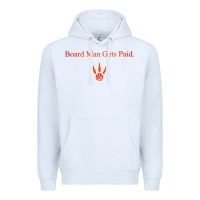 White toronto kawhi board man gets paid Premium Hoodie - artisFamous