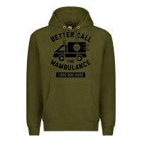 Army Green wambulance Premium Hoodie - artisFamous