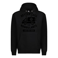 Black wambulance Premium Hoodie - artisFamous