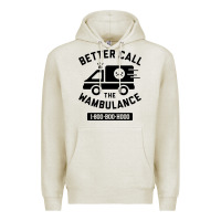 Oatmeal Heather wambulance Premium Hoodie - artisFamous