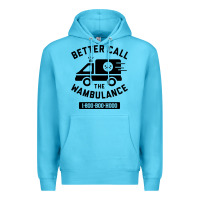 Ocean Blue wambulance Premium Hoodie - artisFamous