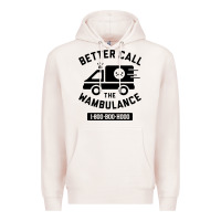 Pale Pink wambulance Premium Hoodie - artisFamous