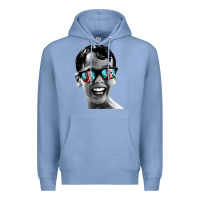 Colony Blue squints Premium Hoodie - artisFamous