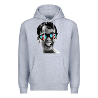 Heather Grey squints Premium Hoodie - artisFamous