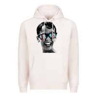 Pale Pink squints Premium Hoodie - artisFamous