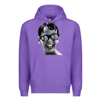 Purple squints Premium Hoodie - artisFamous