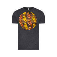 Vintage Black Fall Rounded Vintage Tee - LillyAllenDesigns
