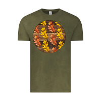 Vintage Olive Fall Rounded Vintage Tee - LillyAllenDesigns