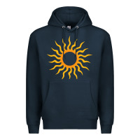 Navy tribal sun Premium Hoodie - artisFamous