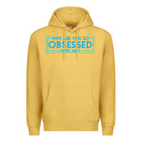 Antique Gold why are you so obsessed with me Premium Hoodie - artisFamous