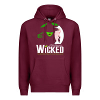 Burgundy wicked halloween Premium Hoodie - artisFamous