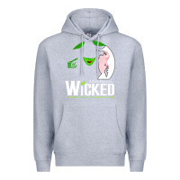Heather Grey wicked halloween Premium Hoodie - artisFamous