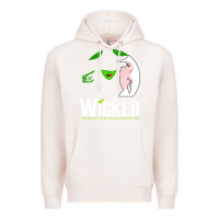 Pale Pink wicked halloween Premium Hoodie - artisFamous