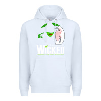 White wicked halloween Premium Hoodie - artisFamous