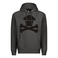 Charcoal Heather johnny cupcakes funny skull Premium Hoodie - artisFamous