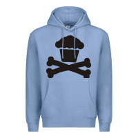 Colony Blue johnny cupcakes funny skull Premium Hoodie - artisFamous