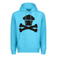 Ocean Blue johnny cupcakes funny skull Premium Hoodie - artisFamous
