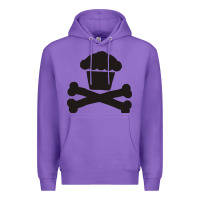 Purple johnny cupcakes funny skull Premium Hoodie - artisFamous